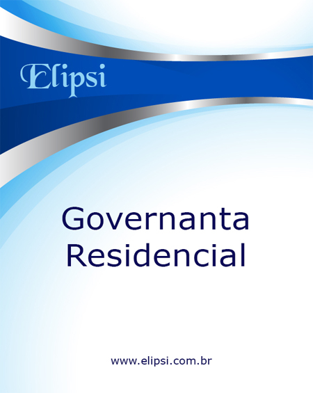 Capa da Apostila de Governanta Residencial